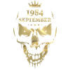 September 1984 Skull Gold