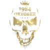 October 1984 Skull Gold