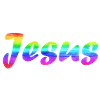 Jesus Rainbow Flag