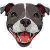 Happy Staffy