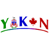 YUKON state with flag