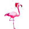 Weihnachtsflamingo