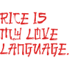 Rice Is My Love Language