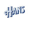 Hans' name personalized