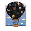 Hot Air Balloon in Space