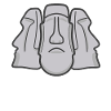 Vita in Ciad: Statua di Giga Chad Moai