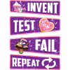 Invent, test, fail, repeat