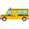 Ambulance 112 Ambulance Crescent yellow
