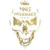 Décembre 1985 Skull Gold