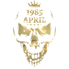 Avril 1985 Skull Gold