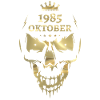 October 1985 Skull Gold