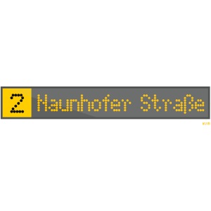 Linie 2 - Naunhofer Straße digital