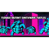 Junge Mutierte Synthwave Turtles