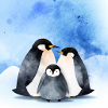 Penguin Family Winter