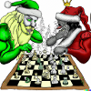 weihnachtsmann schach comic