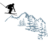 Skiing, Skiing, Mountains, Alps