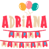 Adriana t-shirt joyeux anniversaire joyeux anniversaire