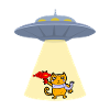 Cat With Laser Eyes