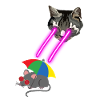 Cat With Laser Eyes