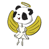 Xmas Pandas Angel