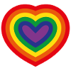 Concentric Pride Heart