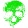 Green skull