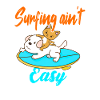 Le surf n’est pas facile