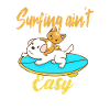 Le surf n’est pas facile