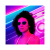 Retrowave Synthwave 80s Character Design