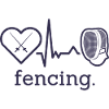 Fencing graphic épée fencing fencing