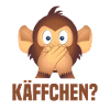 Käffchen? Lustiger Affe