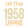 The Year 1958 65th Birthday