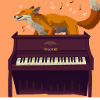 Fuchs on piano