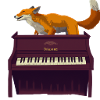 Fuchs on piano