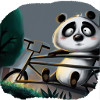 Panda à vélo