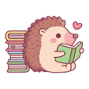 Niedliches Igel-Lesebuch