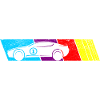 Abstrakte Farbexplosion Autodesign