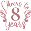 Vive 8 ans 8e anniversaire