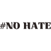 No hate kein Hass Geschenkidee