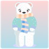 Cute polar bear WINTER CLOTHING