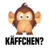 Käffchen? Lustiger Affe