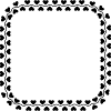Frame heart logo