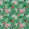 Green flower pattern