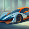 Race car art