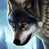 Wolf portrait