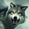 Wütender Wolf