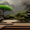 Japan zen garden