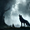 Roaring wolf