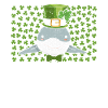Poisson lutin requin trèfle Saint-Patrick