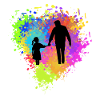 Father and daughter